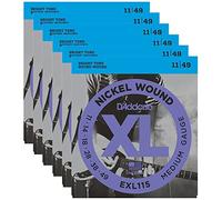 D'Addario EXL115 Electric 11-49 (6 Pack)