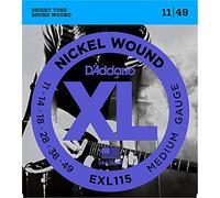 D'Addario EXL115 Electric Guitar Strings, Nickel Blues/Jazz