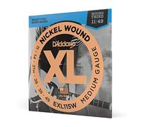 DAddario EXL115W Nickel Wound Medium Rock Wound 3rd 11-49