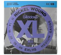 DAddario EXL115-3D Medium/Blues-Jazz Rock 11-49 3 Pack
