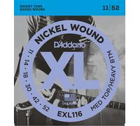 DAddario EXL116 Nickel Wound Medium Top/Heavy Bottom 11-52