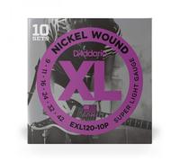 DAddario EXL120-10P Electric Strings 10 Pack