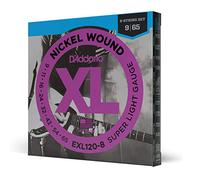 D'addario EXL120-8 Nickel Wound, 8-String, Super Light, 9-65