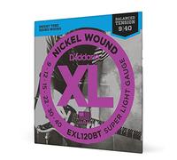 D'Addario EXL120BT Nickel Wound Electric Guitar Strings, Balanced Tension Super Light, 09-40