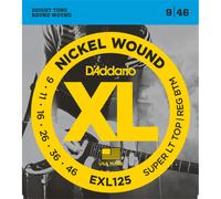 DAddario EXL125 Nickel Wound Super Light Top/ Regular Bottom 9-46