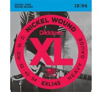 DAddario EXL145 Nickel Wound Heavy Plain 3rd 12-54