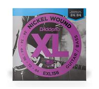 D'Addario EXL156 24-84 Fender Nickel Wound Bass VI Electric Guitar/Nickel Wound Bass Strings