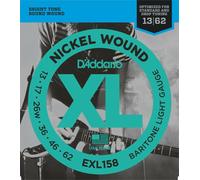 Daddario EXL158 Nickel Wound Baritone Guitar Strings Light 13-62