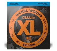DAddario EXL160M Nickel Wound Bass Medium 50-105 Medium Scale