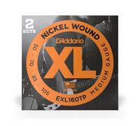 D'Addario EXL160TP Bass Strings 50-105 Long Scale 2-Pack