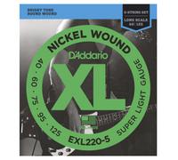 D'Addario EXL220-5 String Set for 5 String Electric Bass