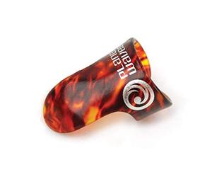 D'Addario Finger Picks for Guitar & Banjo, Medium, Celluloid Tortoiseshell, Pack of 50