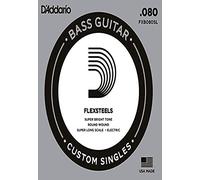 D'Addario FXB080SL Super Long Scale Flex Steels Bass Guitar Single String