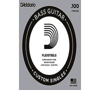 D'Addario FXB100 Long Scale Flex Steels Bass Guitar Single String