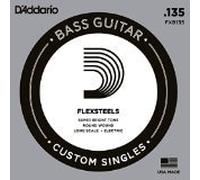 D'Addario FXB135 Long Scale Flex Steels Bass Guitar Single String