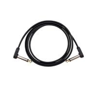 D'Addario Guitar Patch Cable - Pedalboard Cable - Custom Series - Geo Tip Plugs - 3 Ft - Right Angle Ends