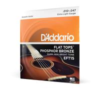 D'Addario Guitar Strings - Acoustic Guitar Strings - Flat Tops Phospho