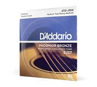 12-String Acoustic Guitar Strings, D'Addario EJ37 Phosphor Bronze, Medium 12-54
