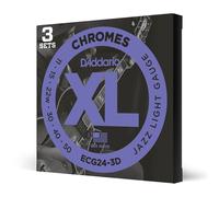 D'Addario Guitar Strings - XL Chromes Electric Guitar Strings - Flat W