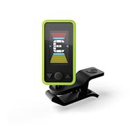 D'Addario Guitar Tuner - Eclipse Headstock Tuner - Clip On Tuner for Guitar - Great for Acoustic Guitars & Electric Guitars - Quick & Accurate Tuning - Green