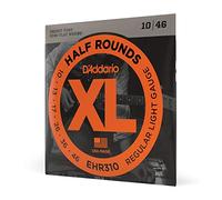D'Addario Half Round Electric Strings EHR310, 10-46, Regular Light | D'Addario Half Round electric strings deliver smooth feel, warm tone, reduced finger noise and dependable tuning stability.