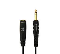 D'Addario Headphone Extension Cable - 1/4 Inch Female to 1/4 Inch Male - 10 Feet/3.05 Meters - Straight - 1 Pack