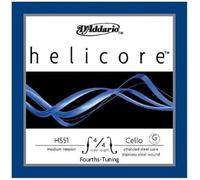 D'Addario Helicore 4/4 Scale Medium Tension Fourths-Tuning Cello G-String