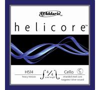 D'Addario Helicore Cello 10Blk C 4/4 Hvy (H5144/4H-B10)