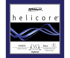 D'Addario Helicore Hybrd Bass 10Bk E 3/4 M (HH6143/4M-B10)