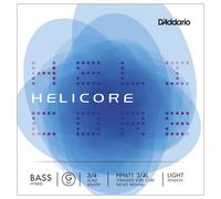 DAddario Helicore Hybrid Double Bass G String 3/4 Size Light