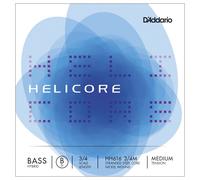 DAddario Helicore Hybrid Double Bass Low B String 3/4 Size Medium