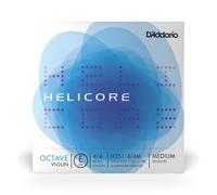 D'Addario Helicore Octave Violin Single E String, 4/4 Scale, Medium Tension