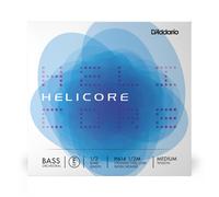 D'Addario Helicore Orchestral Bass Single E String, 1/2 Scale, Medium Tension