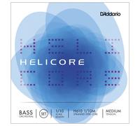 D'Addario Helicore Orchestral Bass String Set, 1/10 Scale, Medium Tension