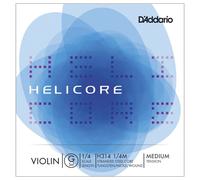D'Addario Helicore Violin Single G String, 1/4 Scale, Medium Tension