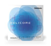 D'Addario Helicore Violin Single Aluminum Wound E String, 4/4 Scale, Medium Tens