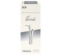 Rico RHKP5BSX250 Hemke 2.5 Strength Reeds for Baritone Sax (Pack of 5)
