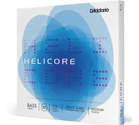 DAddario Helicore Hybrid Double Bass String Set 3/4 Size Medium