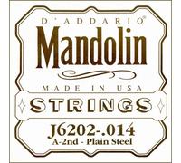 D'Addario J6202 .014 Plain Steel Single String for Mandolin