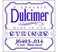 D'Addario J6403 .014 Plain Steel Single String for Dulcimer
