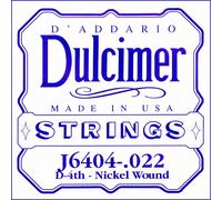 D'Addario J6404 .022 Plain Steel Single String for Dulcimer