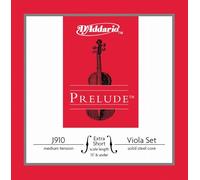 D'Addario J910 XSM-B10 Set of Alto Strings Prelude, Extra Short Tuning Pitch, Medium (Pack of 10)