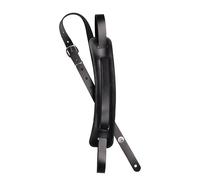 D'Addario Accessories Beatles Guitar Strap - John Lennon Selmer - Electric Guitar Strap, Acoustic Guitar Strap, Acoustic Electric Guitar Strap & Bass Guitar Strap - Black Leather