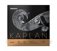 D'Addario Kaplan Bass String - Single E String - K614 3/4L - For Upright Bass, Double Bass - 3/4 Scale, Light Tension