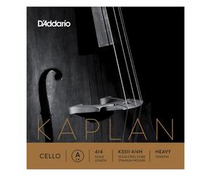 DAddario Kaplan Cello A String 4/4 Size Heavy