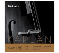 DAddario Kaplan Cello D String 4/4 Size Medium