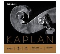 DAddario Kaplan Double Bass D String 3/4 Size Medium