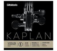 DAddario Kaplan Golden Spiral Solo Violin E String Loop End Heavy