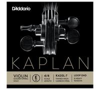 DAddario Kaplan Golden Spiral Solo Violin E String Loop Ex. Heavy