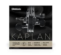 D'Addario Kaplan Golden Spiral Solo Violin String - Single E String - K420B-3 - Violin Strings - 4/4 Scale, Medium Tension, Ball End